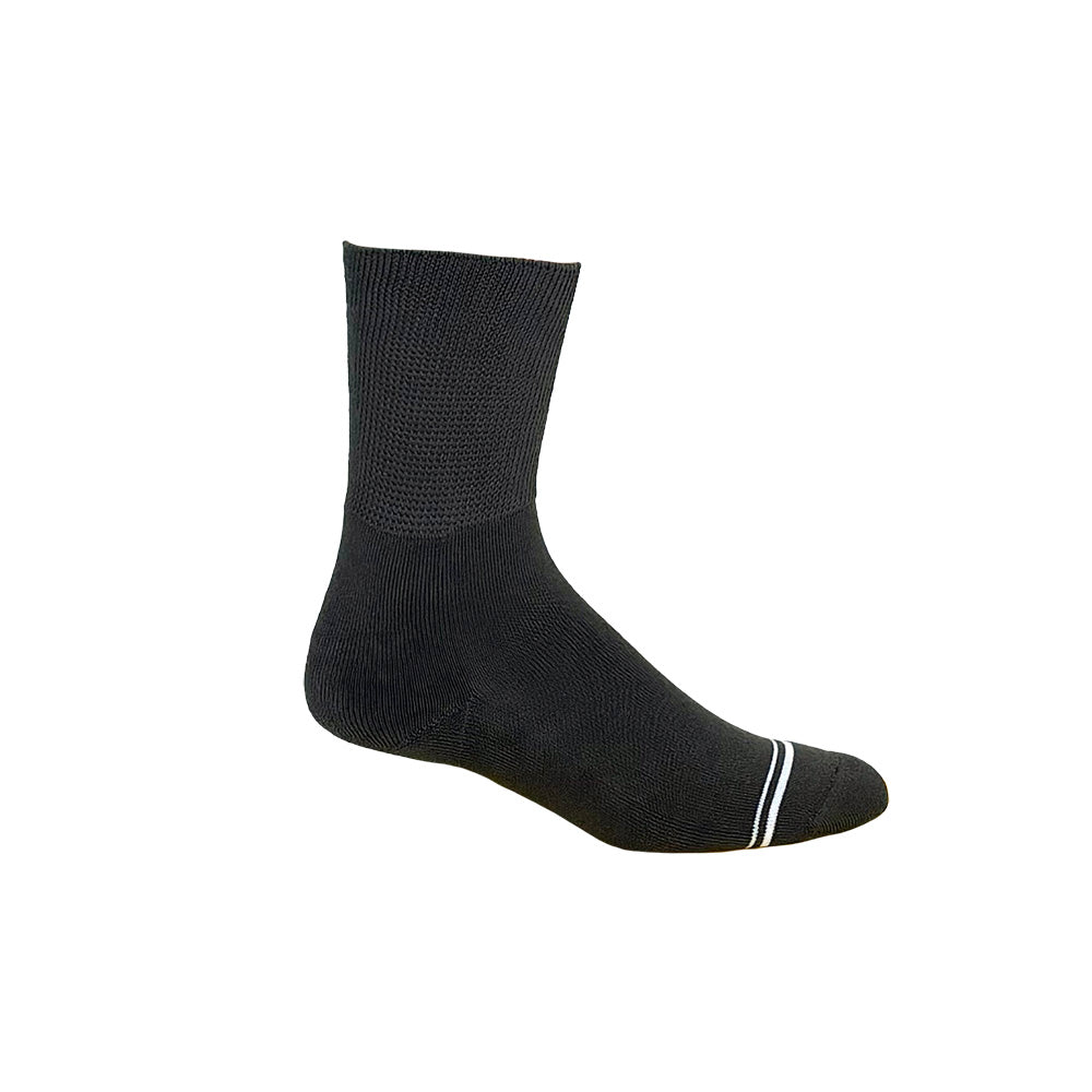 Solid Grey Diabetic Socks