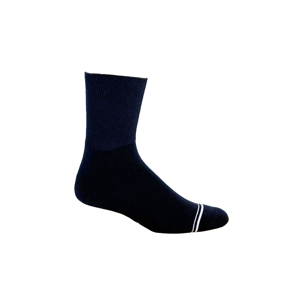 Solid Navy Diabetic Socks