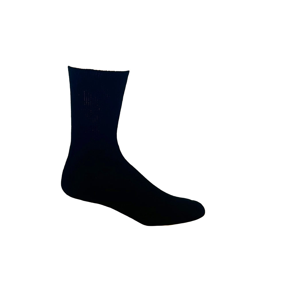 Solid Black Diabetic Socks