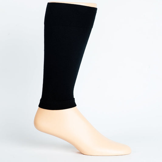 Solid Black Cotton Compression Sleeve