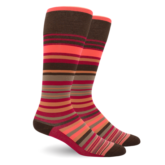 Stripe Cotton Pink - Medical Compression Socks